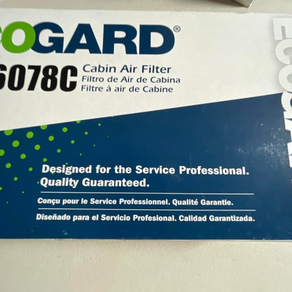 Ecogard XC10491 Premium Cabin Air Filter Service Kit Gold Standard Quality - Picture 7 of 9
